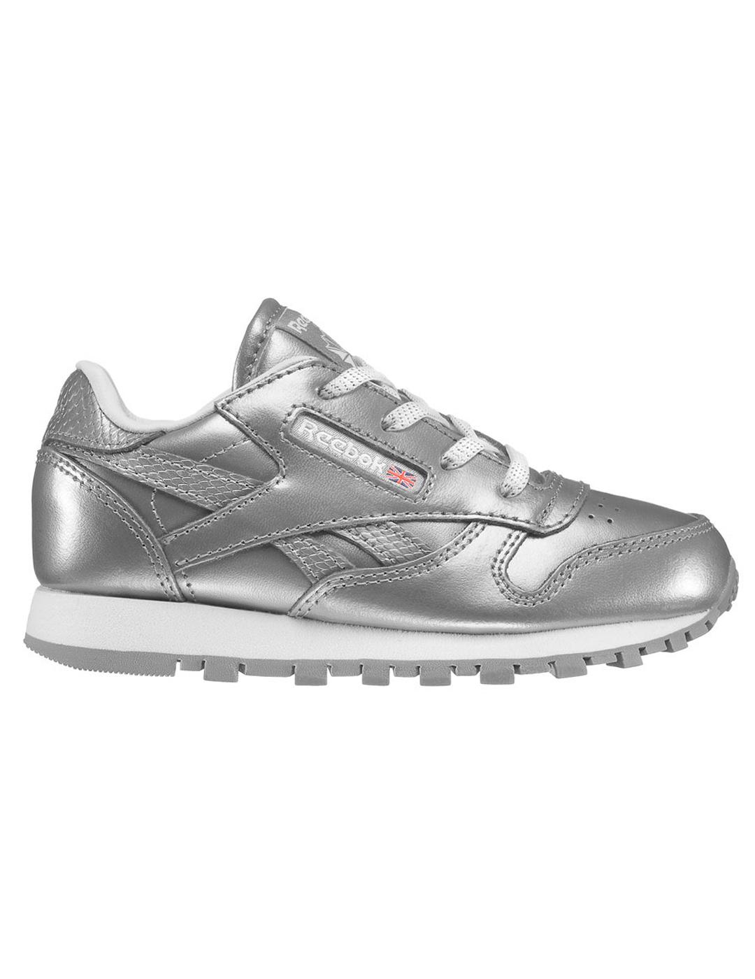 Zapatilla Reebok Classic Metallic Plata