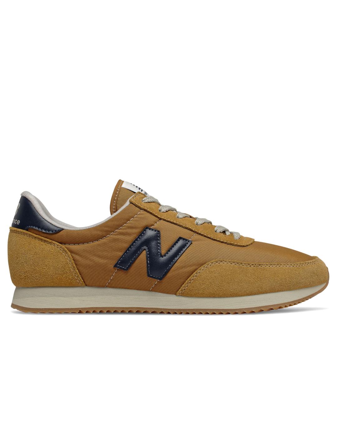 Zapatillas new balance camel de hombre.