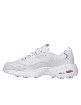 Zapatillas skechers d lites fresh start blanco dorado