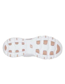 Zapatillas skechers d lites fresh start blanco dorado