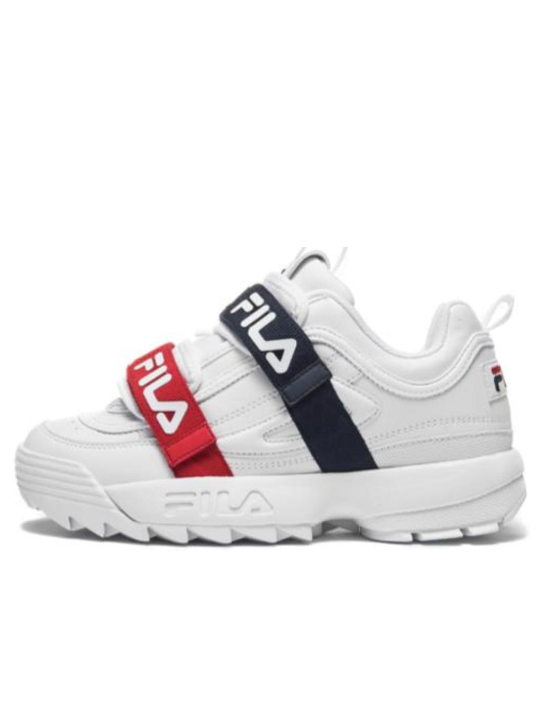 fila Disruptor straps blanco