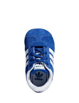 Zapatilla adidas Gazelle crib azul de bebé