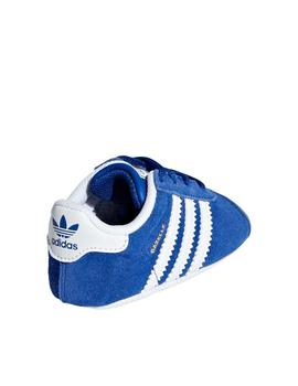 Zapatilla adidas Gazelle crib azul de bebé