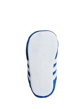 Zapatilla adidas Gazelle crib azul de bebé