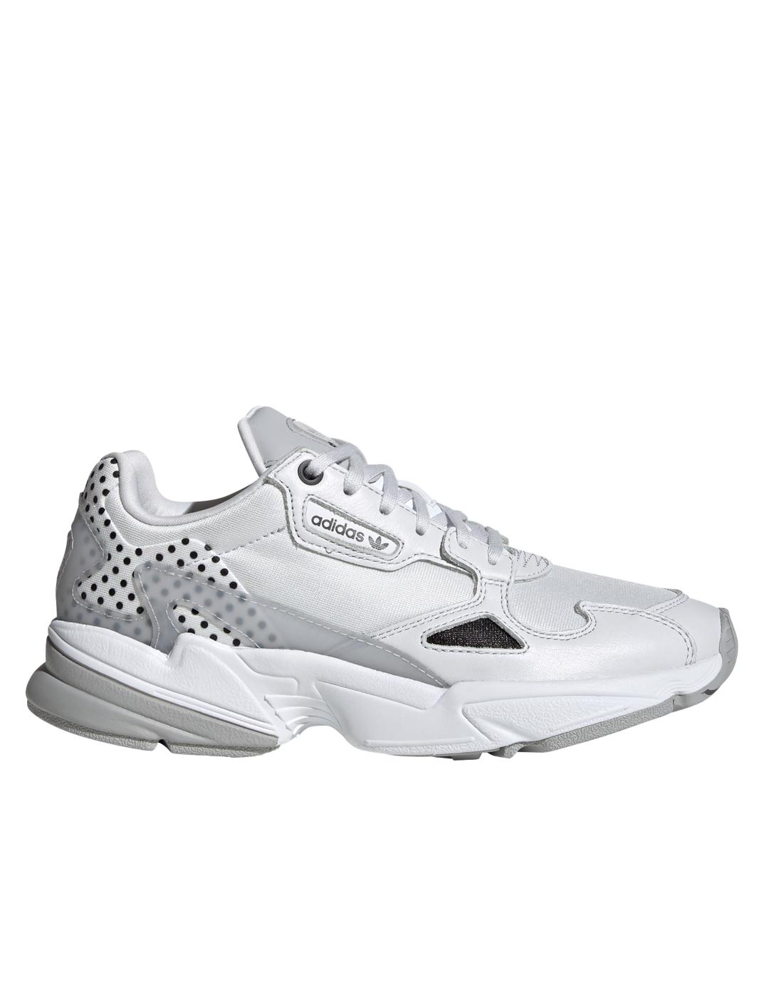 Zapatilla adidas Falcon w blanco de