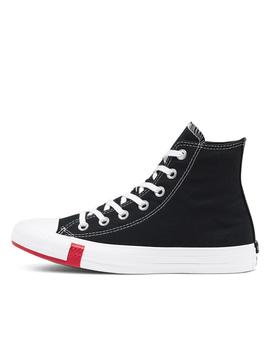 zapatilla converse all star hi black university.