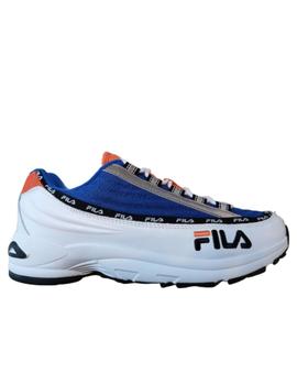 zapatilla fila dstr97 cb blanco azul de hombre