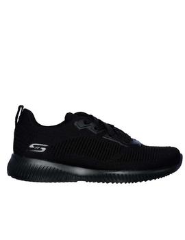 zapatillas skechers bobs sport negro de mujer.