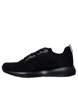 zapatillas skechers bobs sport negro de mujer.