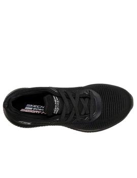 zapatillas skechers bobs sport negro de mujer.