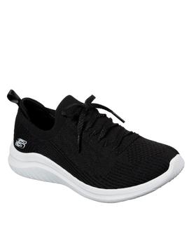 skechers ultra flex 2.0 flash-illusion negro de mujer.