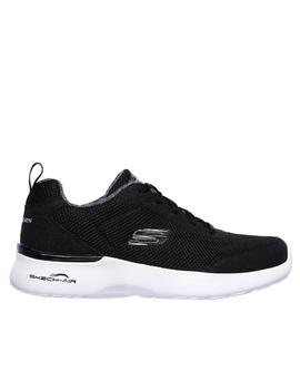 zapatillas Skechers air dynamight negro de mujer.