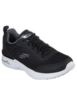 zapatillas Skechers air dynamight negro de mujer.