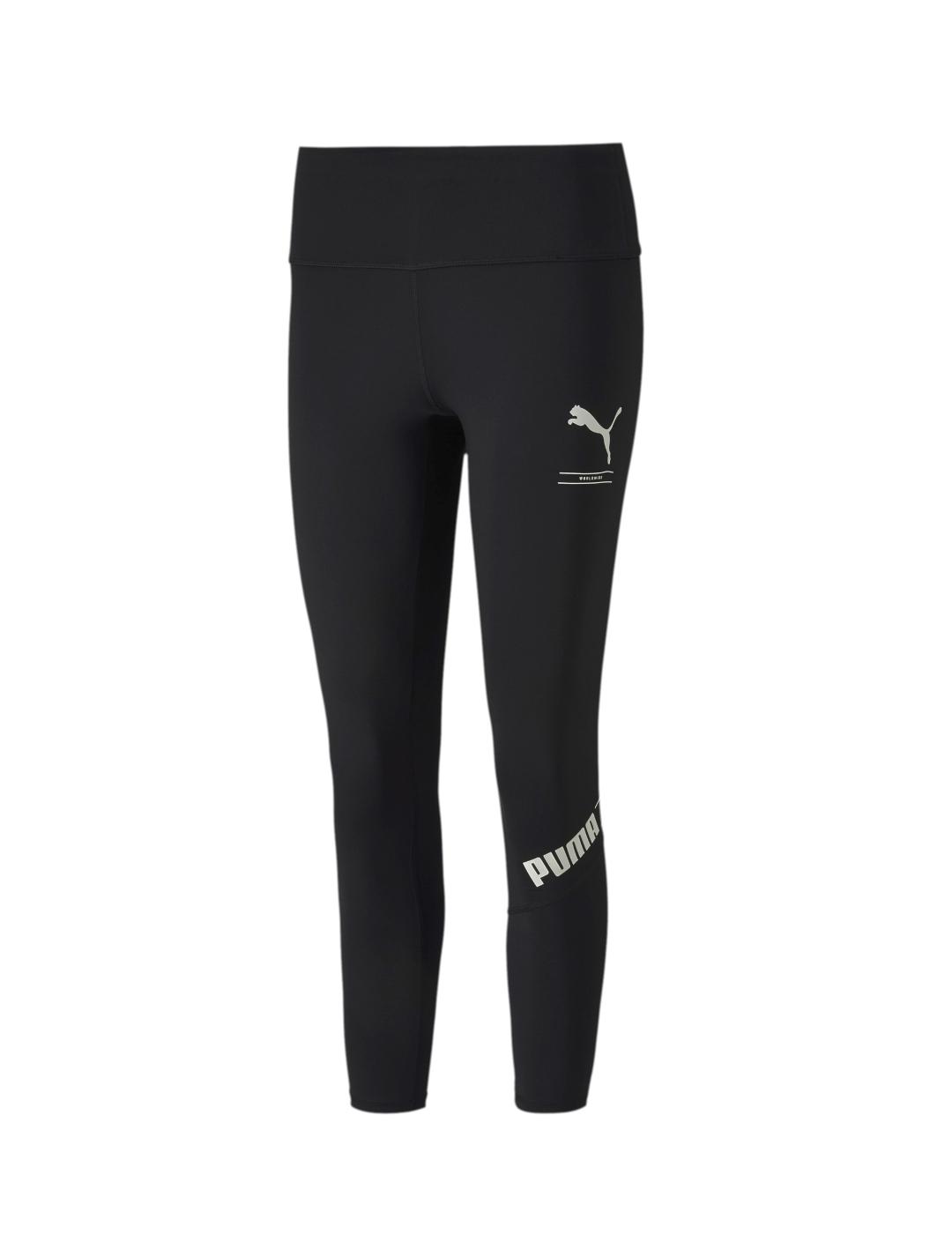 mallas puma nu-tility 7/8 leggins negro de mujer.