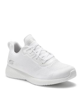 Zapatillas skechers bobs sport blanco de mujer.