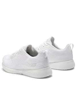 Zapatillas skechers bobs sport blanco de mujer.