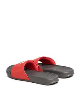 chamclas nike benassi jdi gris rojo de hombre