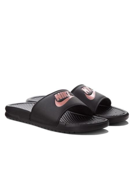 nike Benassi negro cobre de mujer