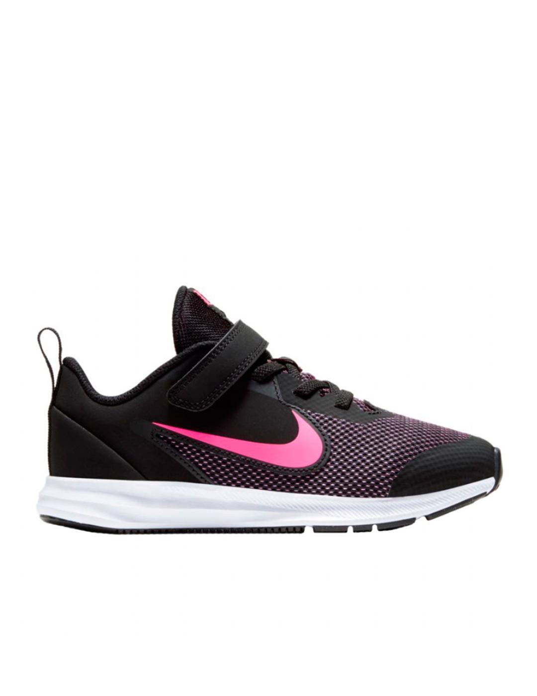 Zapatilla nike downshifter psv negro rosa de