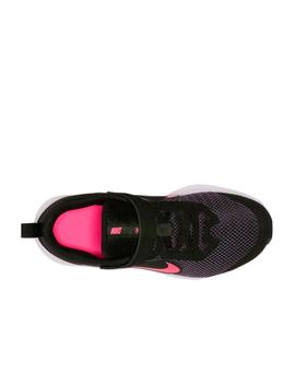 Zapatilla nike downshifter 9 psv negro rosa de niña