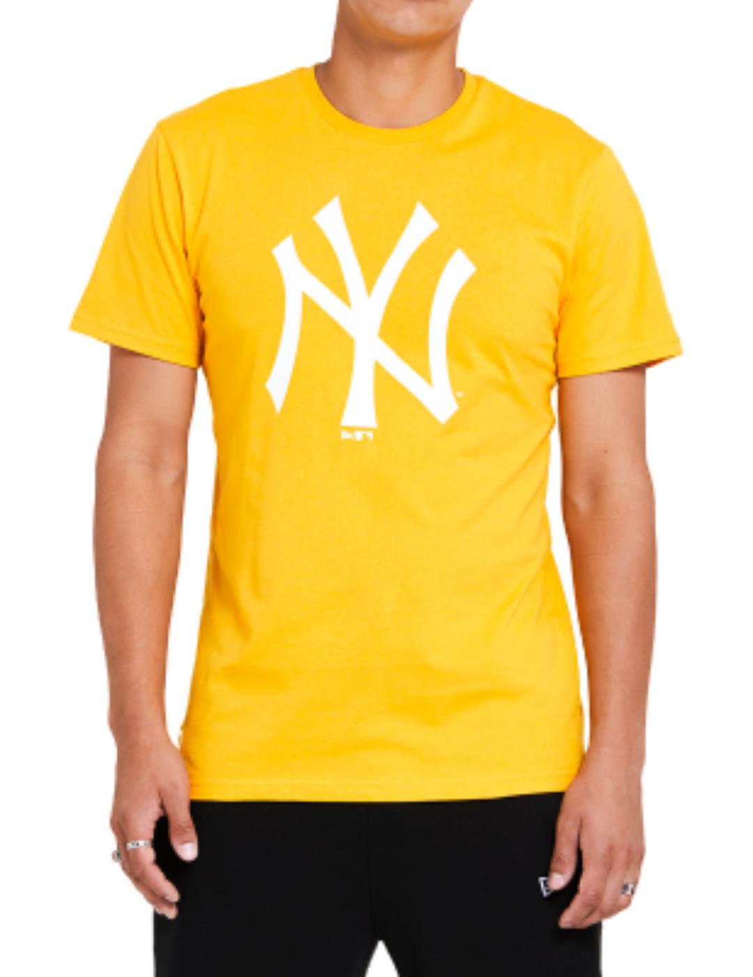 camiseta new era mlb seasonal team logo tee nayyan  amarillo