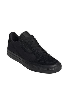 Zapatilla adidas continental vulc negro de hombre.