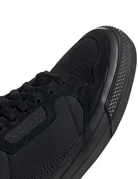 Zapatilla adidas continental vulc negro de hombre.