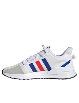 Residencia Fuera auge Zapatillas adidas u_path run blanco azul rojo de hombre.