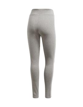 mallas adidas  3 stripes tight gris de mujer.