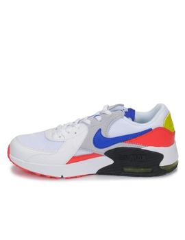 Zapatilla nike air max excee gs banco rojo azul junior