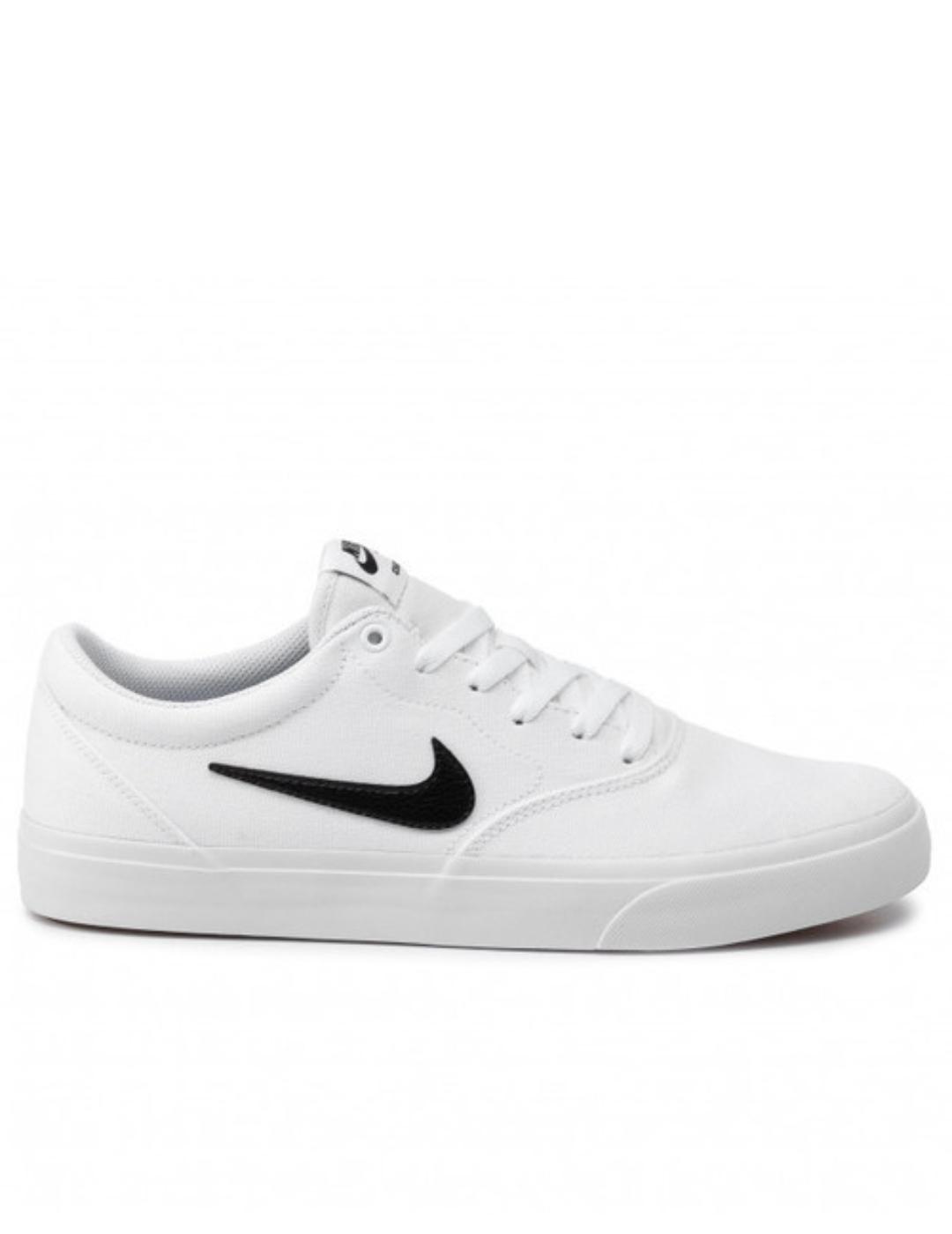 Zapatilla nike sb charge cnvs blanco de hombre.