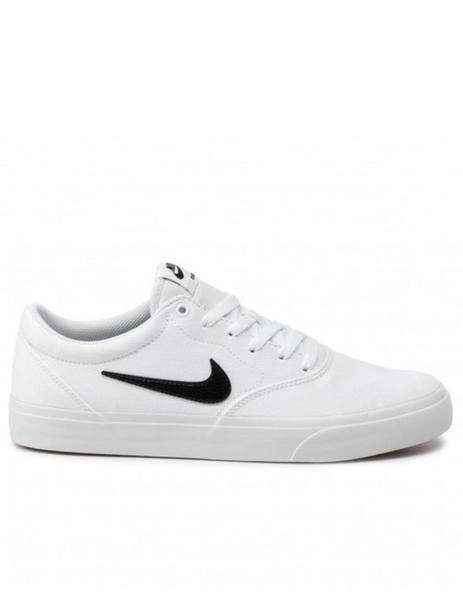 litro Economía colección Zapatilla nike sb charge cnvs blanco de hombre.