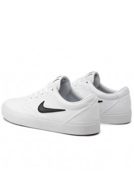 Zapatilla nike sb charge cnvs blanco de hombre.