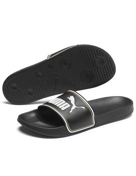 Chanclas puma leadcat ftr negro dorado unisex