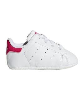 Zapatilla de Niña Adidas Stan Smith Crib Blanca
