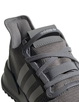 Distinguir Practicar senderismo tuberculosis zapatilla adidas u_path run gris de hombre.