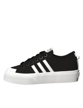 zapatilla adidas nizza platform w negro de mujer.