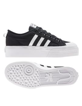 zapatilla adidas nizza platform w negro de mujer.