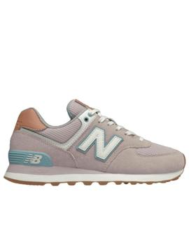 zapatillas new balance wl574bcn rosa de mujer.