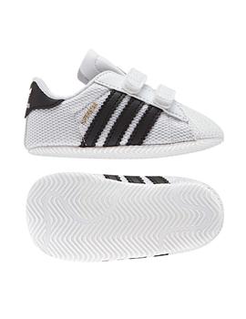 Zapatilla de Bebé Adidas Superstar Blanco y Negro