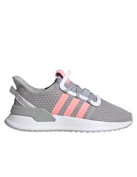 Zapatillas adidas U path run j gris rosa junior.