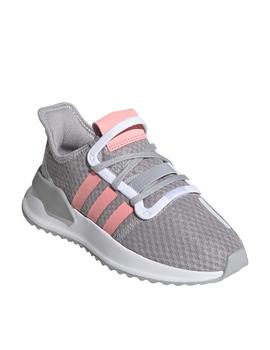 Zapatillas adidas U path run j gris rosa junior.