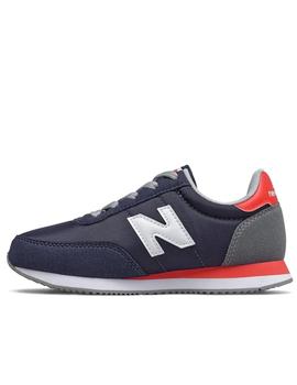 zapatillas new balance yc720ua azul rojo de niño