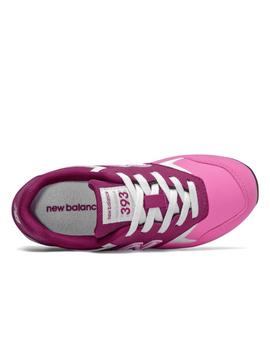 zapatillas new balance yc393tpk rosa de niña
