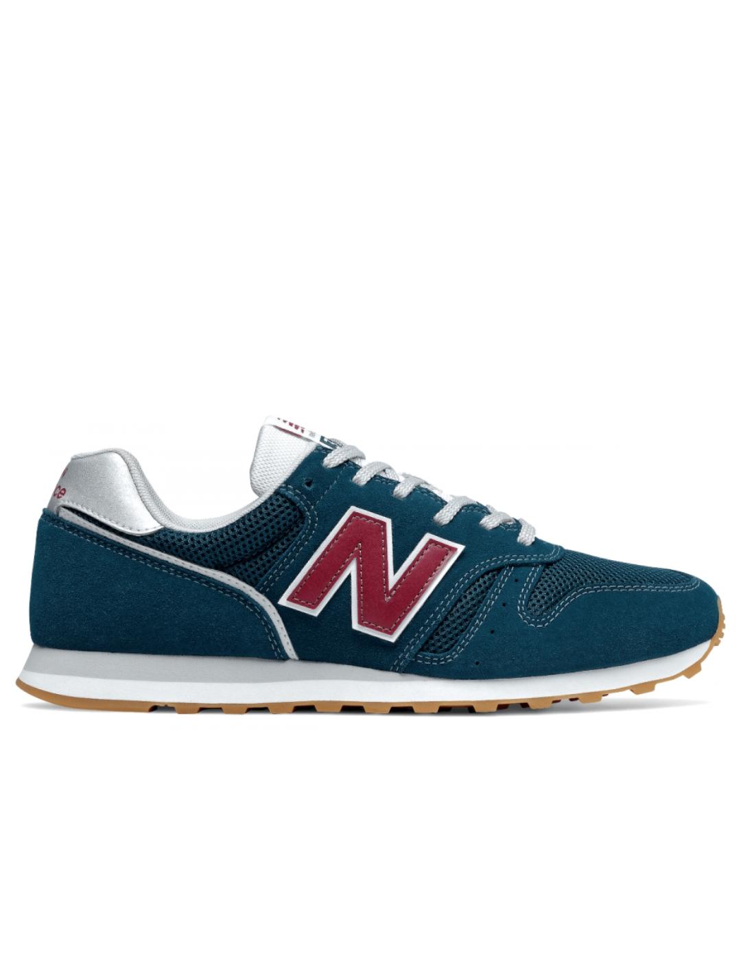 zapatillas new balance ml373ec2 azul rojo de hombre.