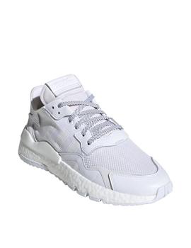 zapatillas adidas nite jogger blanco de hombre.