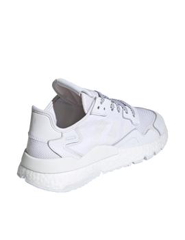 zapatillas adidas nite jogger blanco de hombre.