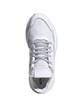 zapatillas adidas nite jogger blanco de hombre.