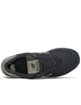 zapatillas new balance wl574anc negro de mujer.