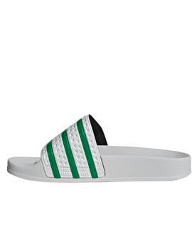 chanclas adidas adilette gris verde unisex